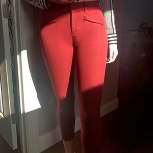 Slightly stretchy red jeans!